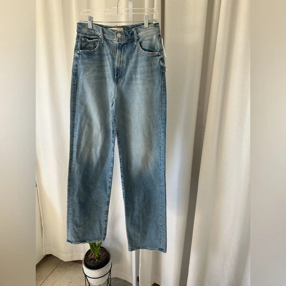 NWT MOTHER Wide Leg Jeans - Picture 8 of 12